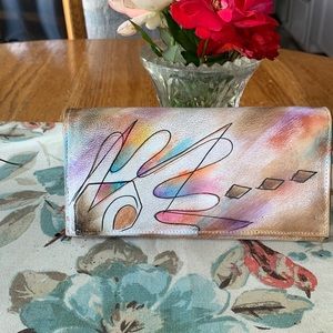 ANUSCHKA Leather Wallet